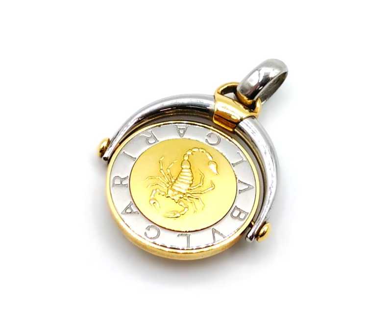 ブルガリ買取 750YG/SS ホロスコープ ペンダント トップ